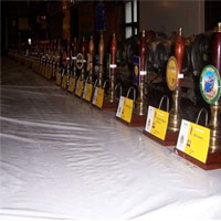Beer Pumps at the Bar